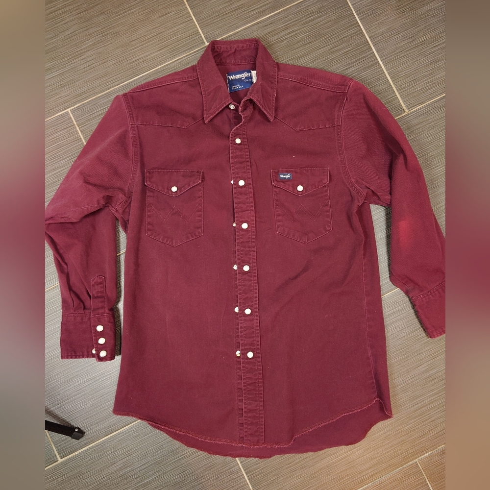 Vintage Wrangler Brushpopper Shirt